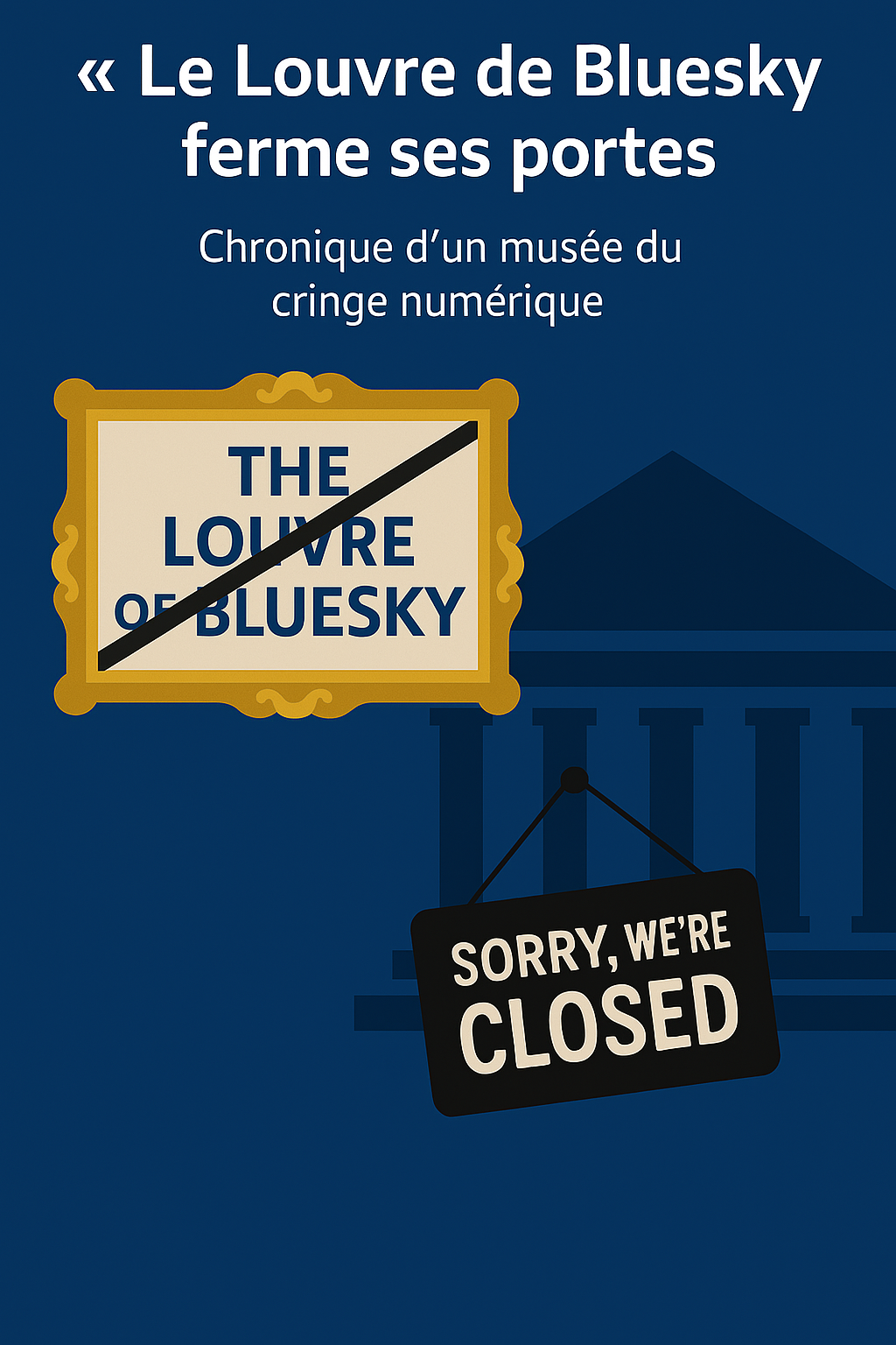 🖼️ « Le Louvre de Bluesky » ferme ses portes : chronique d’un musée du cringe numérique