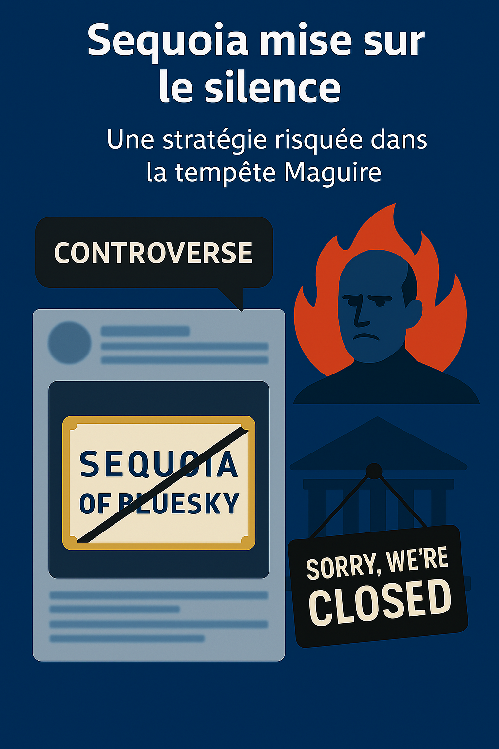 🧩 Sequoia mise sur le silence : une stratégie risquée dans la tempête Maguire