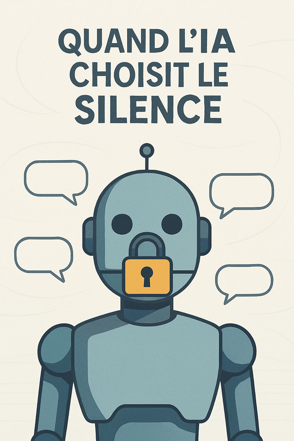 🧠 Le silence des machines quand l’IA apprend à ne plus répondre