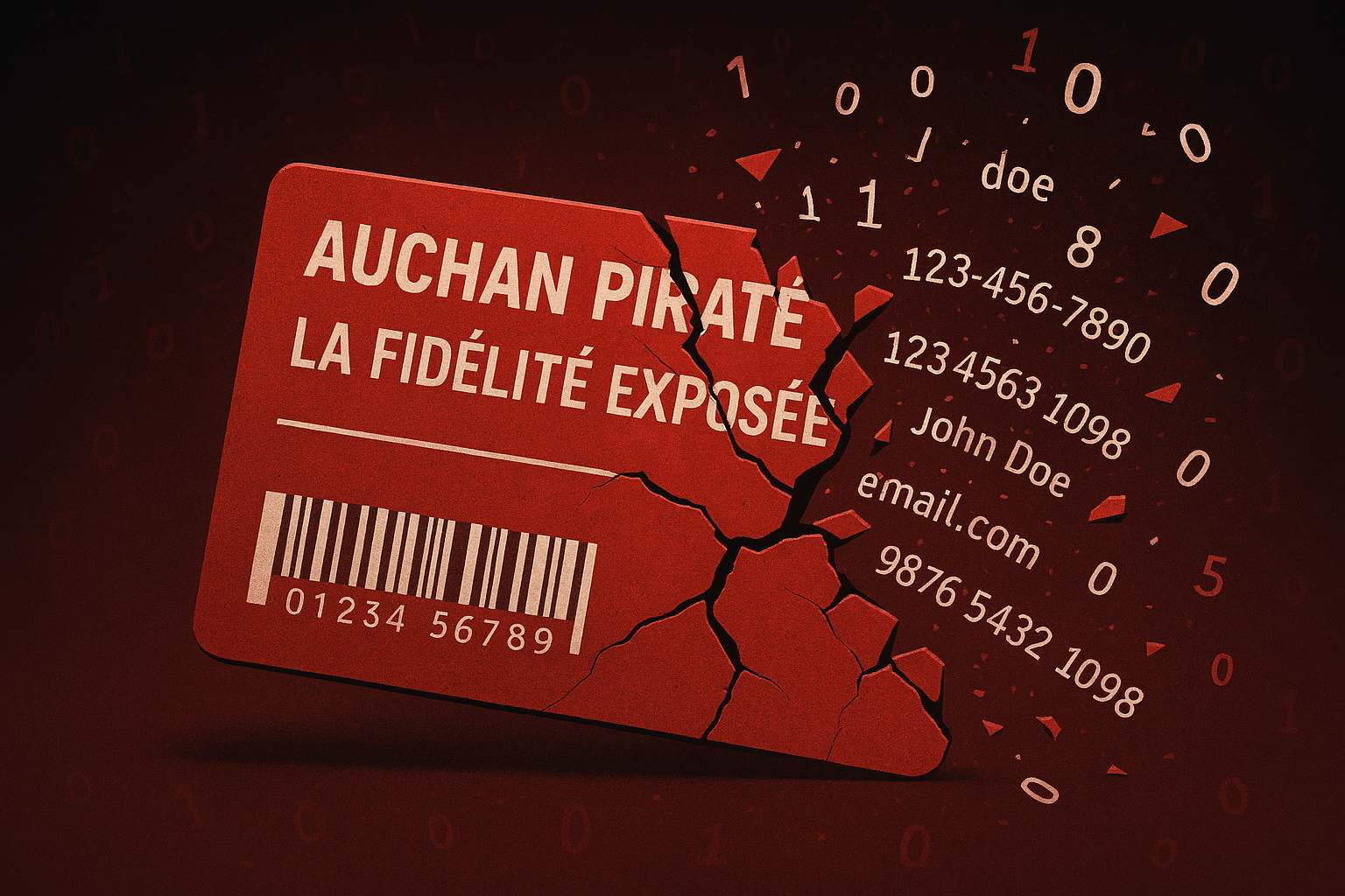 🛒 Auchan piraté  quand la fidélité devient vulnérable